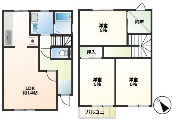 メゾン・ミキの間取り