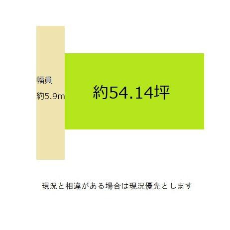 和歌山市鳴神土地の土地図
