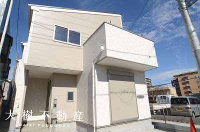 【外観】 | 海老名市河原口2丁目　新築戸建て　全2棟　【仲介手数料無料】 | 建物完成しました！！内見可能です♪