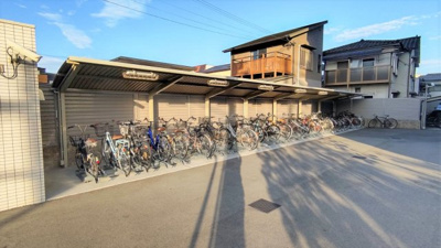 【その他共用部分】 | レジュールアッシュ淡路駅前 | 駐輪スペースも確保されています