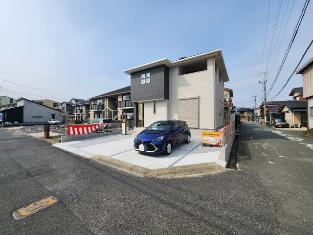 ーSUN COURT－サンコートー小倉南区中曽根4丁目　【小倉南区　新築戸建て】の外観|落ち着いた色合いの外観です【小倉南区　新築戸建て】