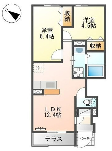 【間取り】 | サンタプレイスⅦ
