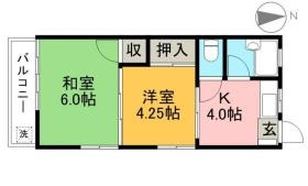 中越コーポの間取り|間取り図