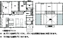 【参考プラン】 | 坂出市川津町中塚　売地 | 参考プラン間取図です。
他にも推奨プランあります。
