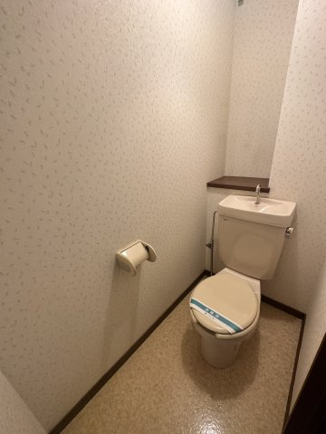 サンヒルズ江良Bのトイレ|落ち着いたトイレです