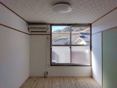 【洋室】 | 山下町１丁目（７） | 洋室6帖　エアコン付き