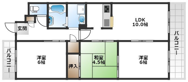 【間取り】 | イーストコート曽根