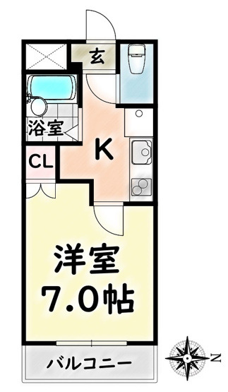 【間取り】 | 滝子ビリーブ館【名古屋市賃貸・女性専用】
