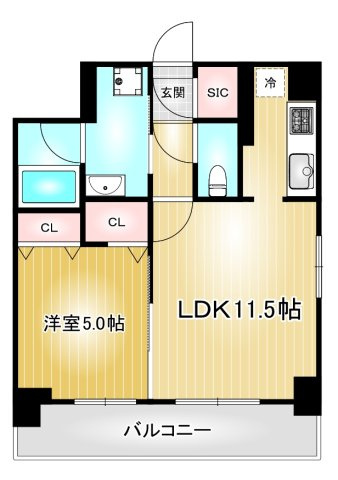 Flair丸の内|名古屋市の賃貸ならMy賃貸の間取り|Flair丸の内