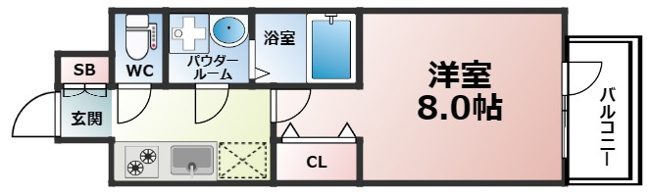 【間取り】 | MELDIA CREST NAMBA SOL TERRACE