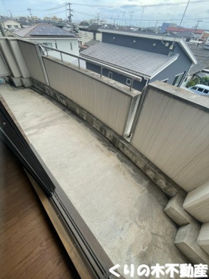 【バルコニー】 | レジデンス河南 | お洗濯にも便利なバルコニー付き（同タイプのお部屋です。現況を優先します。）