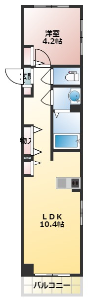 グラシア津田沼Ⅰの間取り
