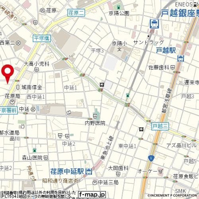 【地図】 | アヴィニティー品川戸越
