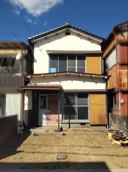 高知市杉井流　中古戸建ての外観|リフォーム中