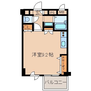 【間取り】 | グランコルベール天神橋
