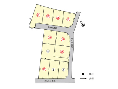 【区画図】 | いなべ市大安町石榑東《全11区画》