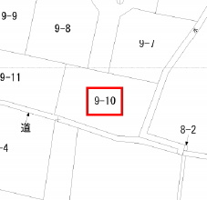 【土地図】 | 福島市森合高野　売地（Z）