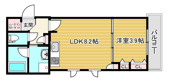 【間取り】 | ウェルスクエア神戸住吉
