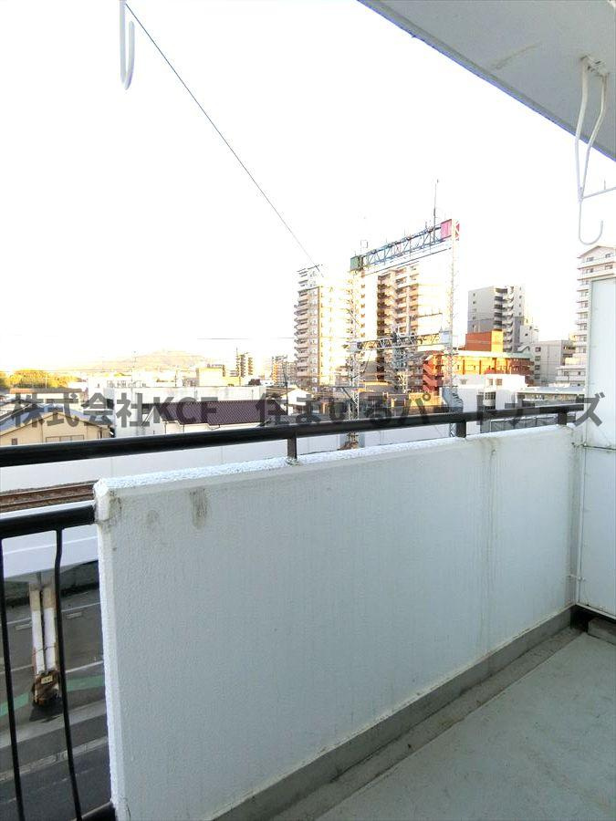 パティオ通町のバルコニー|バルコニー付きです