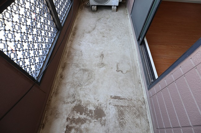 メゾン藤のバルコニー