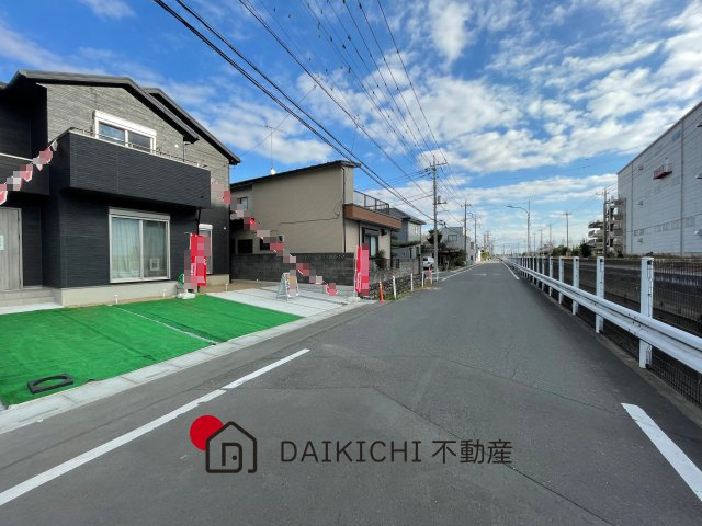 【前面道路含む現地写真】 | 行田市藤原　タマタウン　新築戸建　全9棟　9号棟