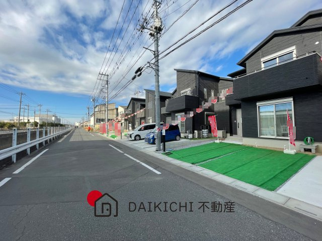 【前面道路含む現地写真】 | 行田市藤原　タマタウン　新築戸建　全9棟　9号棟