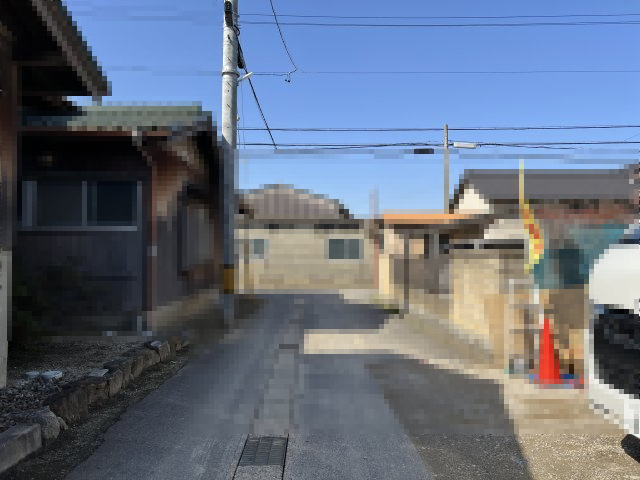 碧南市西山町Ⅴ新築戸建　6号棟の前面道路含む現地写真|碧南市西山町Ⅴ新築戸建前面道路写真です。南東側公道約2.42ｍ