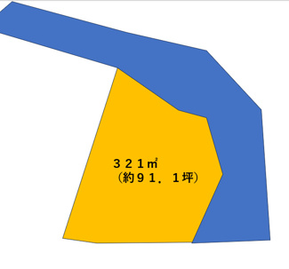 【土地図】 | 箕郷町生原土地 | 約97坪！ゆとりある広さです！