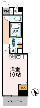 LROCKS [ロックス]の間取り|オートロック・宅配ボックス完備♪インターネット無料♪