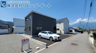 【外観】 | 市川三郷町上野 新築戸建2号棟。建物面積99.22ｍ2　敷地面積215.52ｍ2