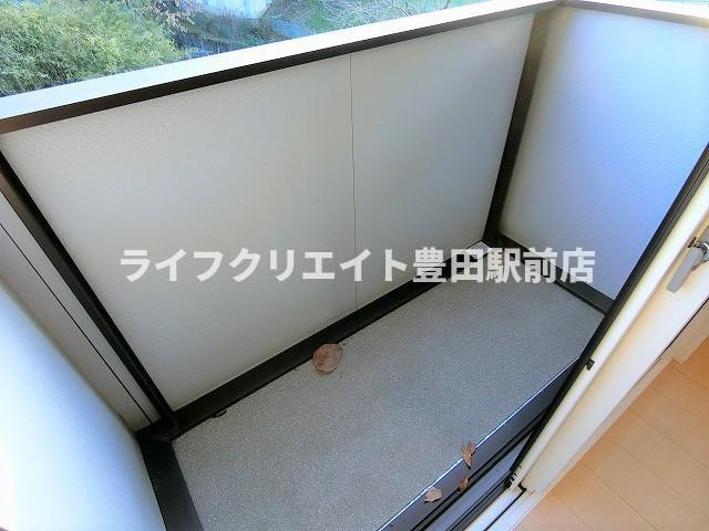 ヴェルデⅡのバルコニー