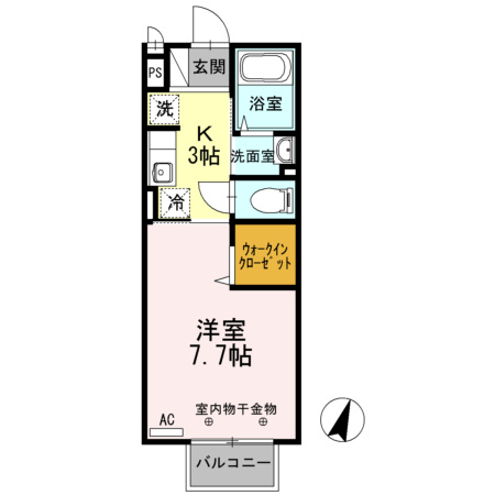 ヴェルデⅡの間取り