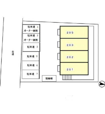 ディアコートヒルズの区画図