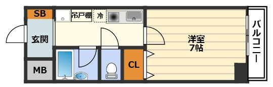 ロイヤル天満橋の間取り