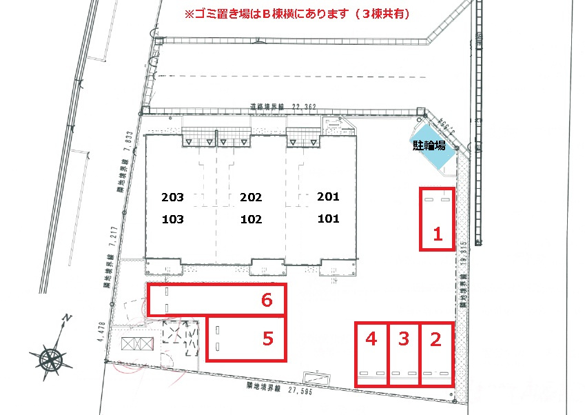 クレセントムーンの区画図