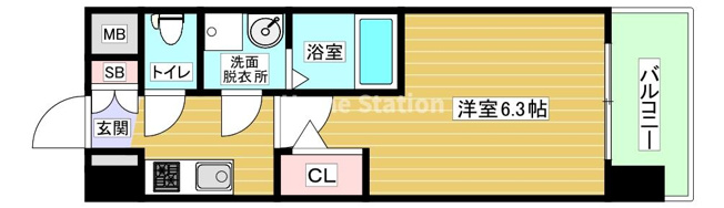 【間取り】 | エスリードレジデンス大阪福島イースト