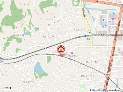 【地図】 | サンライズ ハイツ ＭＫ