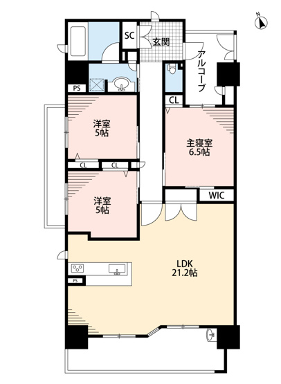 【間取り】 | サンシティ岡崎駅西