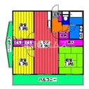 【間取り】 | キャッスル３２の間取り
