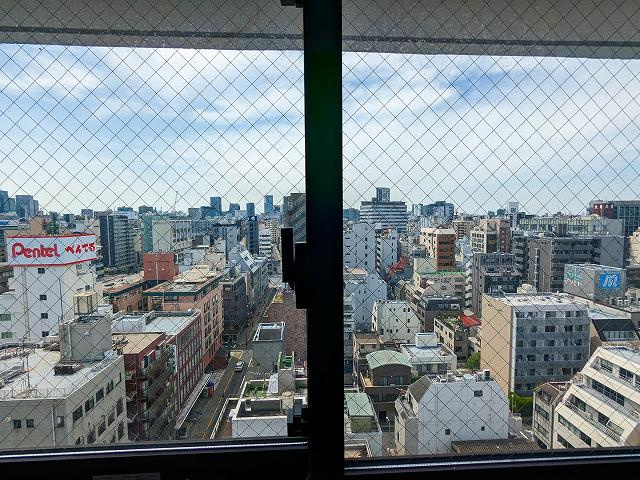 ONE ROOF RESIDENCE ASAKUSABASHIの設備|14Fリビング窓からの眺望です