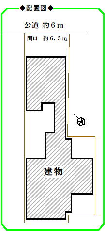 オラシオン人宿Ⅱの区画図