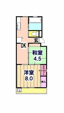 三輝本マンションの間取り