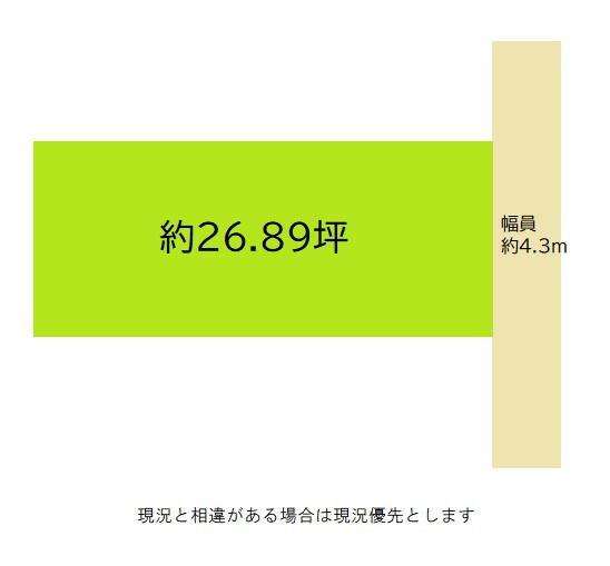 橋本市神野々土地の土地図