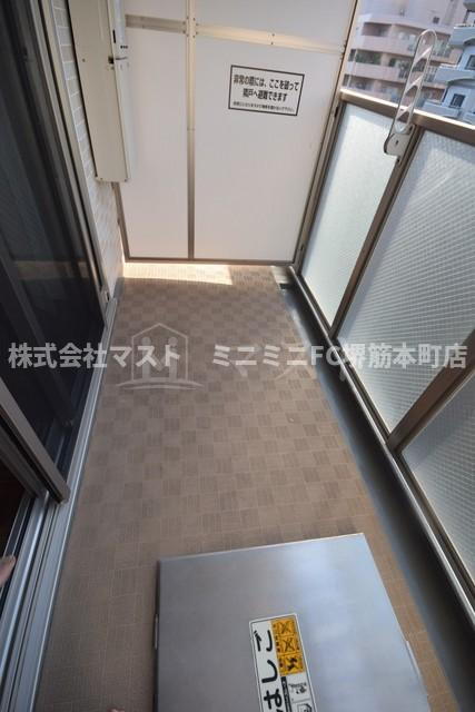 フレンシアノイエ内本町のバルコニー