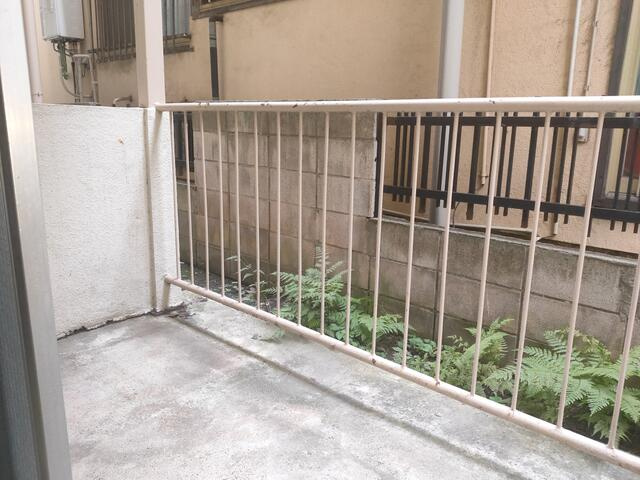 柳ハウスのバルコニー