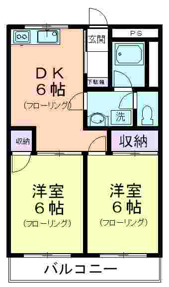 ラ・フルール久米川の間取り