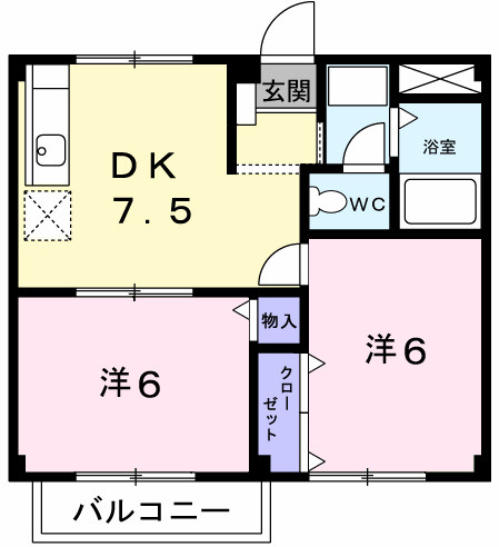 メゾン斉藤の間取り