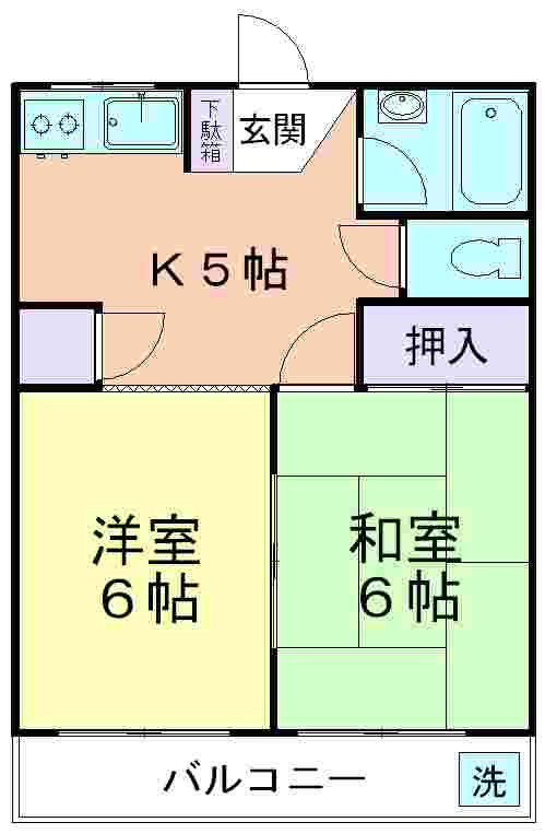 サンパークハイツの間取り