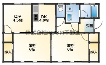 ニューハウス川畑の間取り