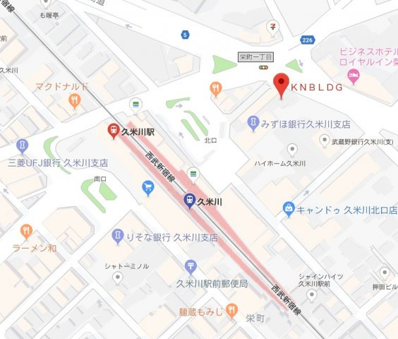 ＫＮマンションの地図